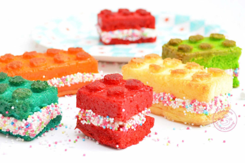 Scrapcooking siliconen "bakstenen" taartvorm