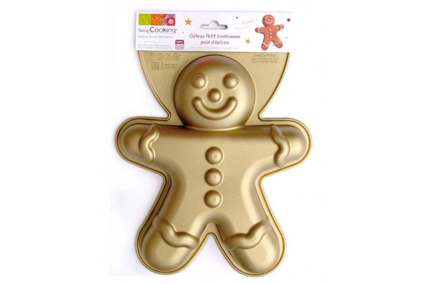 Scrapcooking silikone kageform - Gingerbread Man