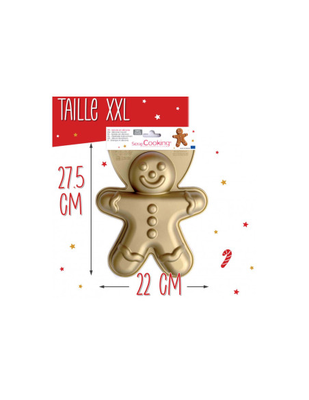 Scrapcooking silicone cake mold - Gingerbread Man