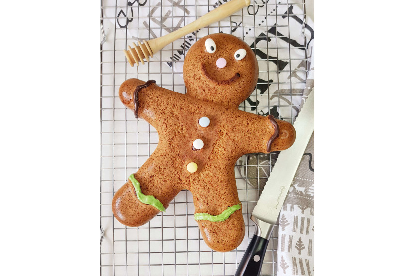 Scrapcooking silikone kageform - Gingerbread Man