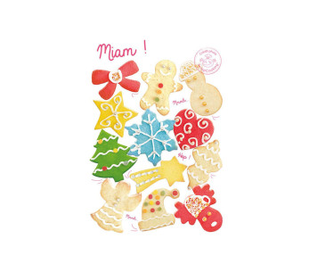 Scrapcooking cutting board in ABS - Multi Noël 2