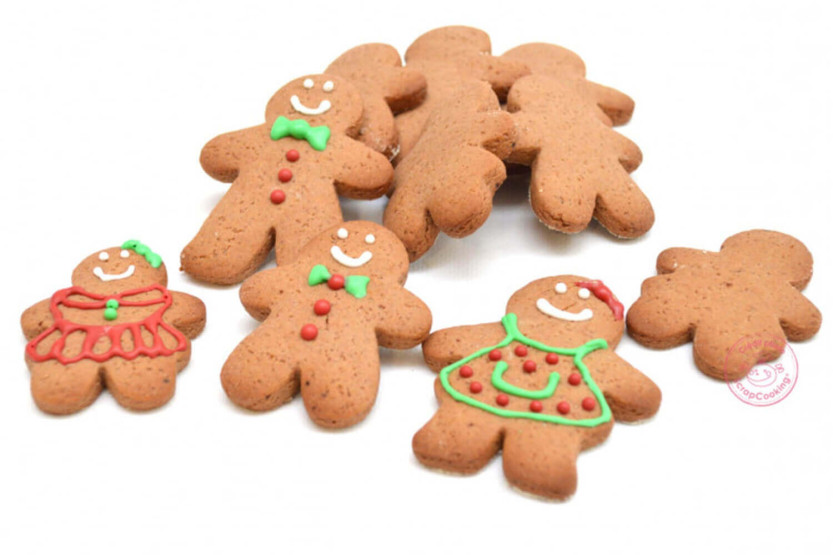 4 Scrapcookingin ruostumattomasta teräksestä valmistettuja piparileikkureita - piparkakkumies