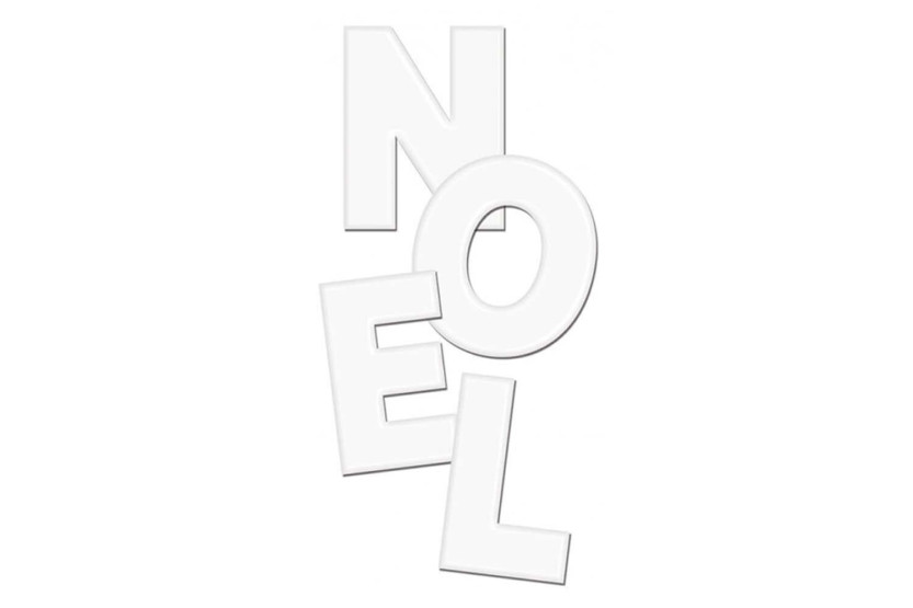 Kit di lettere natalizie Scrapcooking con 4 modelli - Riutilizzabile