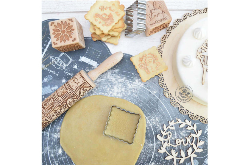 Scrapcooking kerst deegrol 39cm