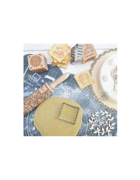 Scrapcooking kerst deegrol 39cm