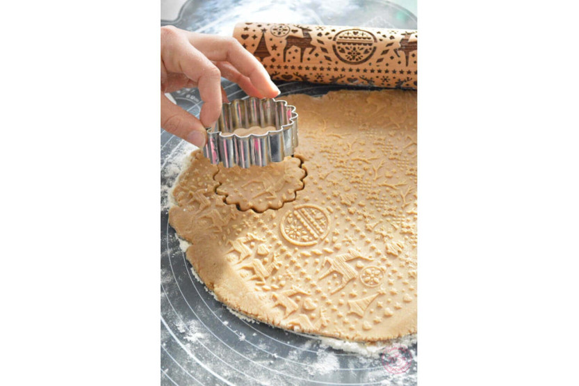 Scrapcooking kerst deegrol 39cm