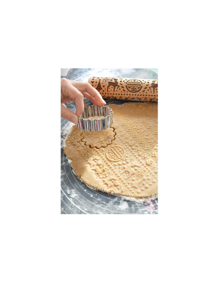 Scrapcooking Abdruck Nudelholz Weihnachten 39cm