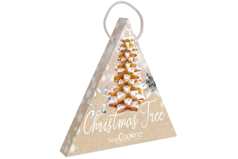 Kit di cottura per albero di Natale 3D da 5 pezzi Scrapcooking