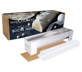 Molde para toros de aço inoxidável Scrapcooking com inserção semi-rígida - Reutilizável