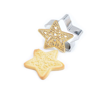 Cortapastas de Scrapcooking con repujador de madera - Varias formas navideñas 2