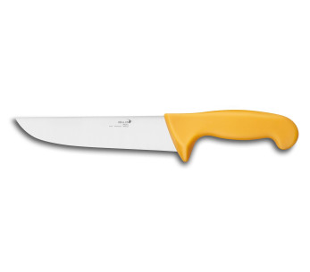 Coltello da macellaio professionale Déglon Profil lama 20 cm - manico giallo