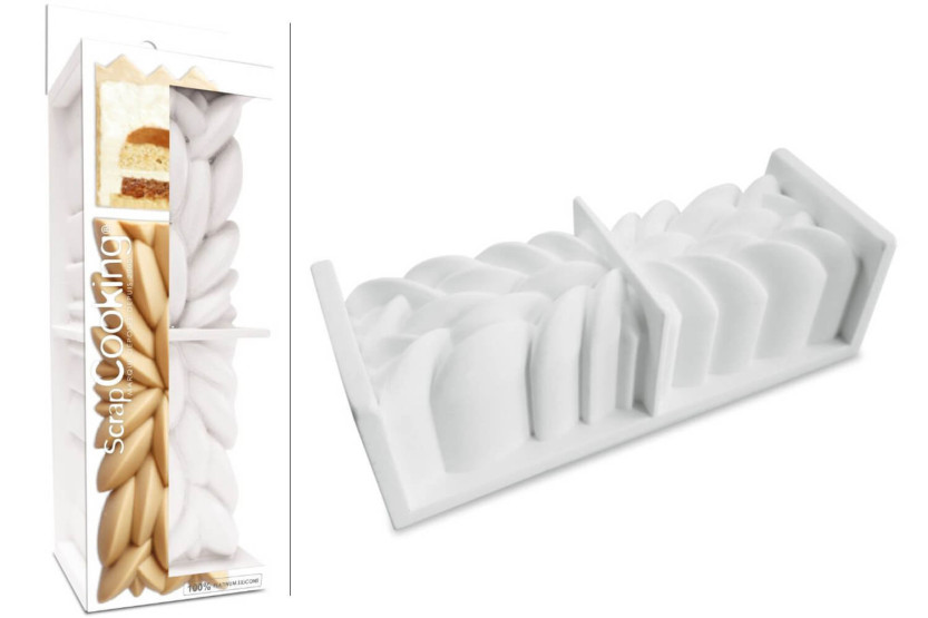 Scrapcooking Molde de tronco 3D de silicone instantâneo 25x8x8cm