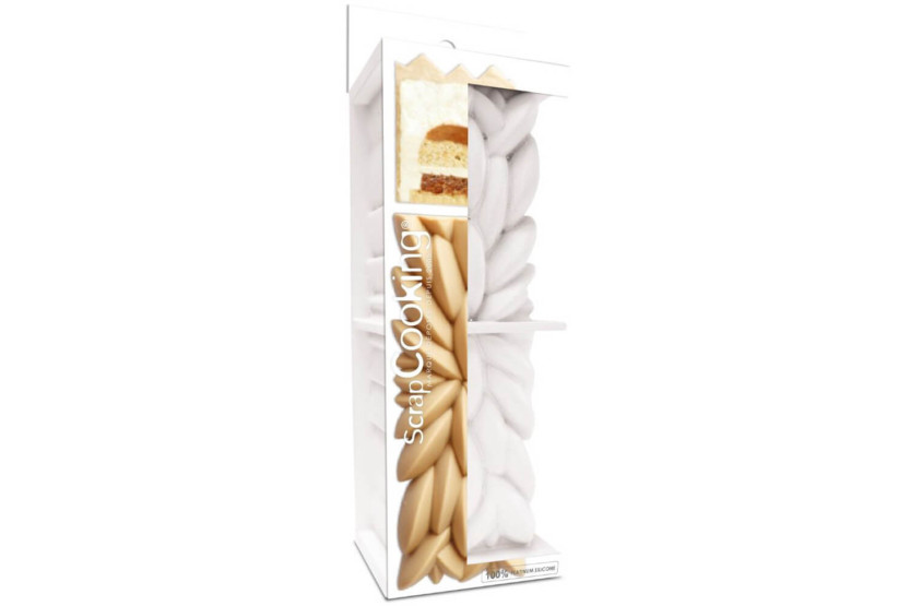 Scrapcooking Molde de tronco 3D de silicone instantâneo 25x8x8cm