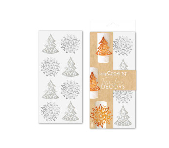 Scrapcooking Silikonmatte Sweet Christmas Dekor für Stollen