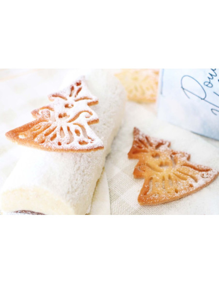 Tapete de silicone para cozinha de recortes Doces decorações de Natal para troncos