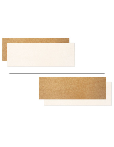 Set 5 Ständer für Holzscheite/Cakes Scrapcooking 10x30cm aus Kraftkarton