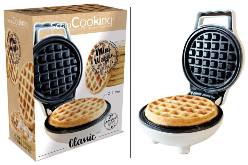 Scrapcooking Mini Waffle Factory "Classic" mini vaffeljern