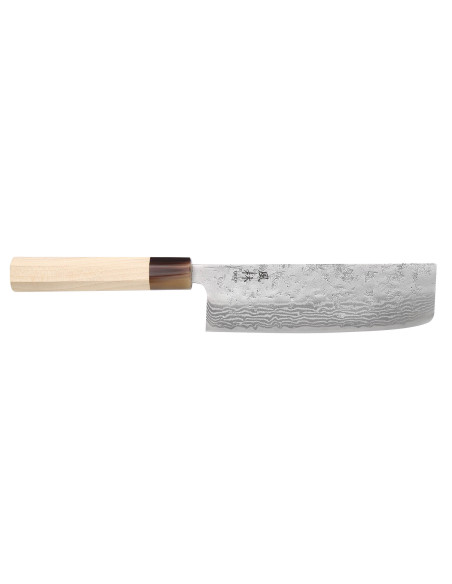 Yuzo Haruto Damaskus 16,5 cm japansk håndlaget nakiri-kniv