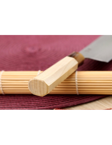 Yuzo Haruto Damaskus 16,5 cm japansk håndlaget nakiri-kniv