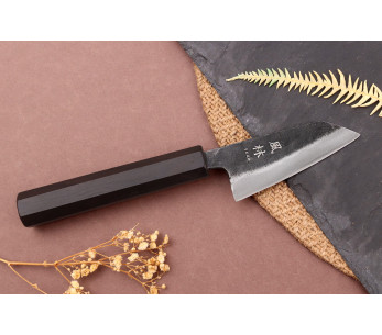 Yuzo Shinju BS2 8cm cuchillo japonés ko bunka hecho a mano 2