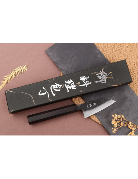 Ko bunka Messer 8cm japanisch handgefertigt Yuzo Shinju BS2