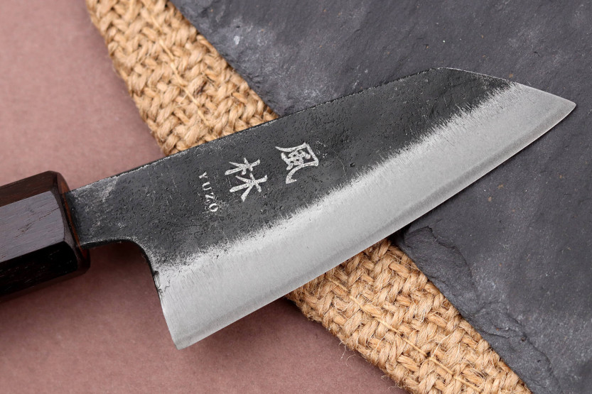 Ko bunka Messer 8cm japanisch handgefertigt Yuzo Shinju BS2
