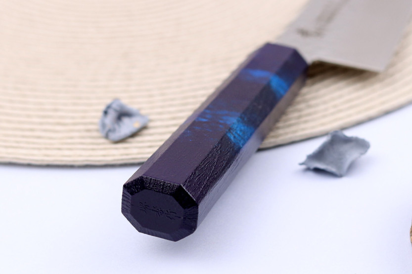 Sakai Takayuki Nanairo Blue Damas VG10 17cm japanilainen santokuveitsi
