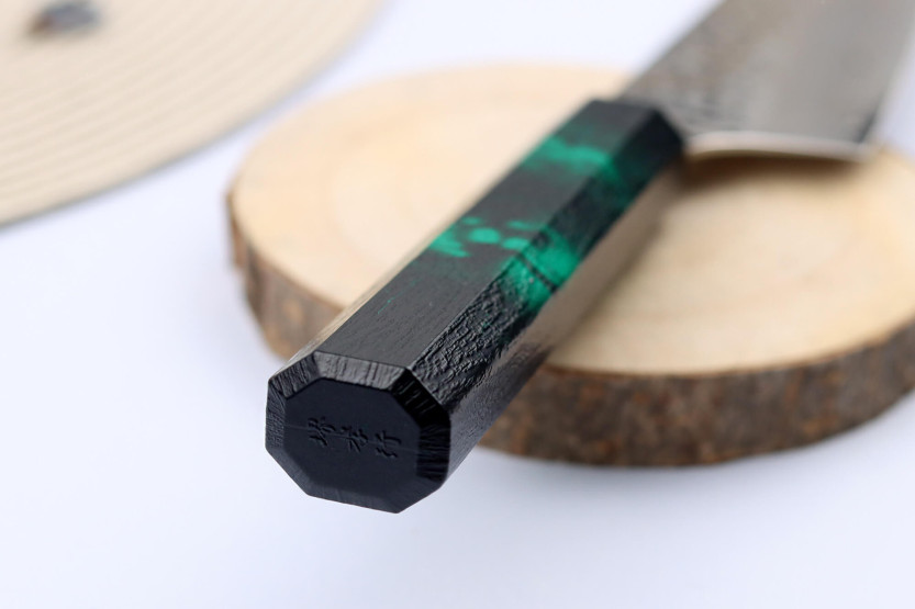 Sakai Takayuki Nanairo grønn kiritsuke japansk kniv
