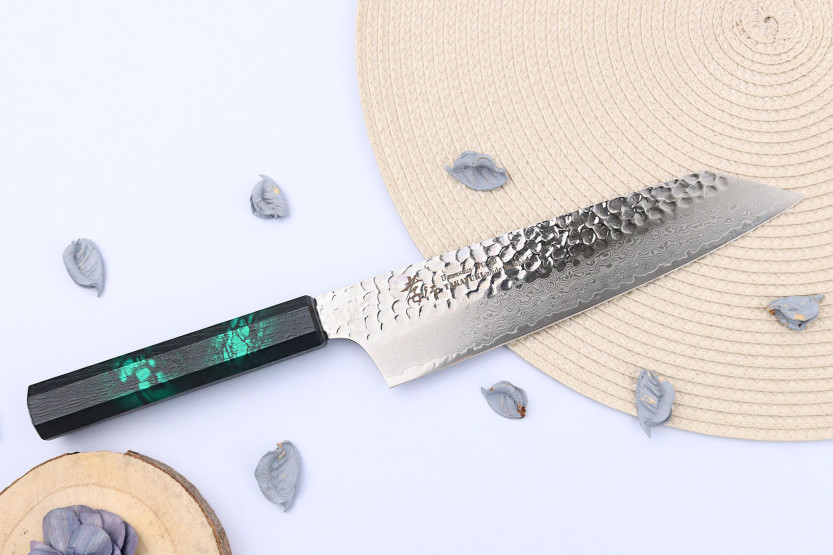 Sakai Takayuki Nanairo grønn kiritsuke japansk kniv