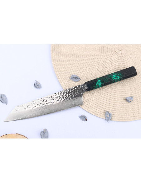 Sakai Takayuki Nanairo grønn kiritsuke japansk kniv