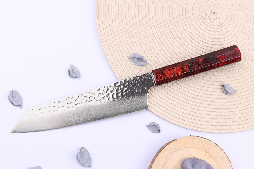 Sakai Takayuki Nanairo röd kiritsuke japansk kniv