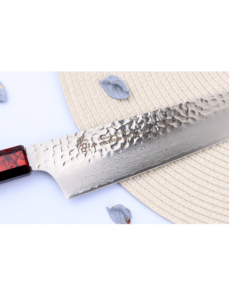Sakai Takayuki Nanairo rosso kiritsuke coltello giapponese