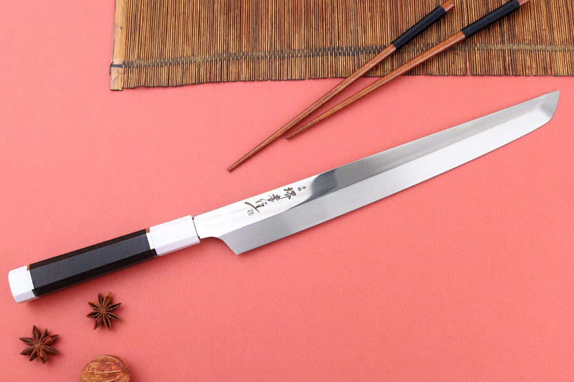 Faca japonesa Sakai Takayuki Ginryu feita à mão sakimaru