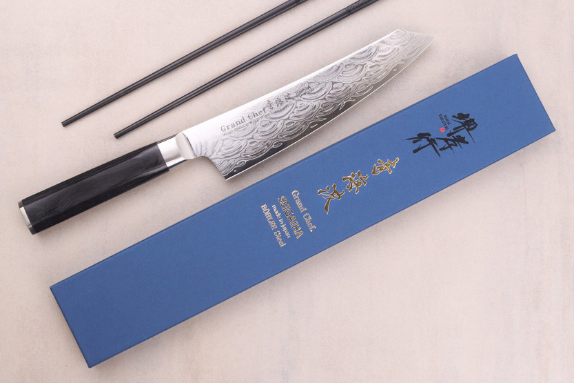 Coltello da chef Sakai Takayuki 19 cm Grand Chef Seigaiha