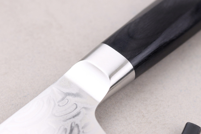 Faca Sakai Takayuki Grand Chef Seigaiha Damascus 24cm sujihiki, 45 camadas