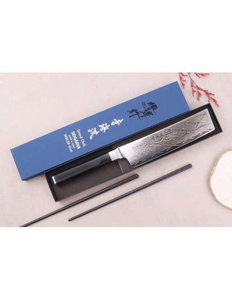 Japanisches Nakiri-Messer Sakai Takayuki Grand Chef Seigaiha