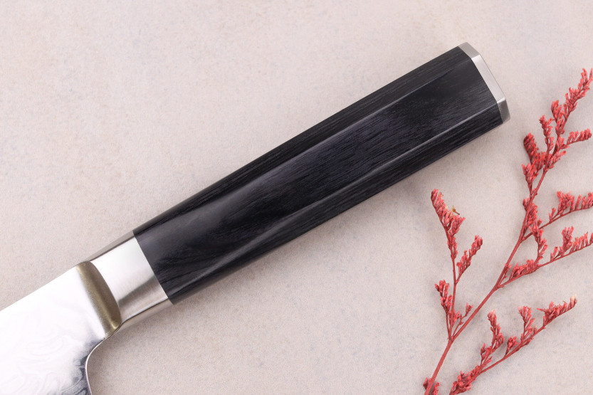 Sakai Takayuki Grand Chef Seigaiha Damasco 45 strati kengata sujihiki coltello 25 cm giapponese