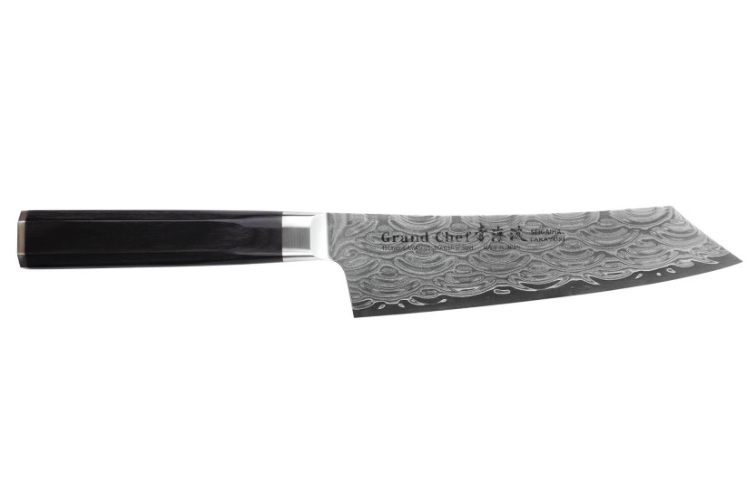 Sakai Takayuki Grand Chef Seigaiha 16cm santoku mes