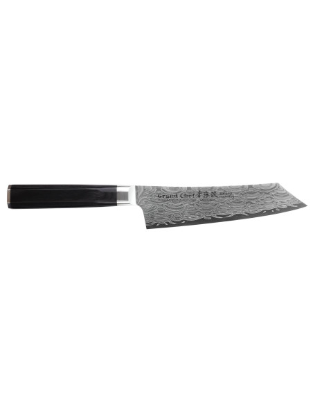 Sakai Takayuki Grand Chef Seigaiha 16cm santoku mes