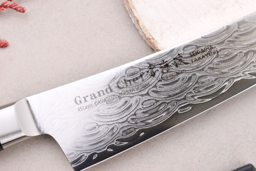 Sakai Takayuki Grand Chef Seigaiha 16cm santoku mes