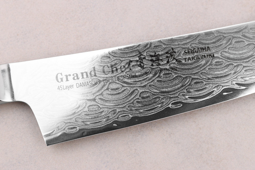 Sakai Takayuki Grand Chef Seigaiha Damascus 45 lag 24 cm japansk kokkekniv