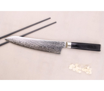 Sakai Takayuki Grand Chef Seigaiha Damascus 21cm koksmes, 45 lagen 2