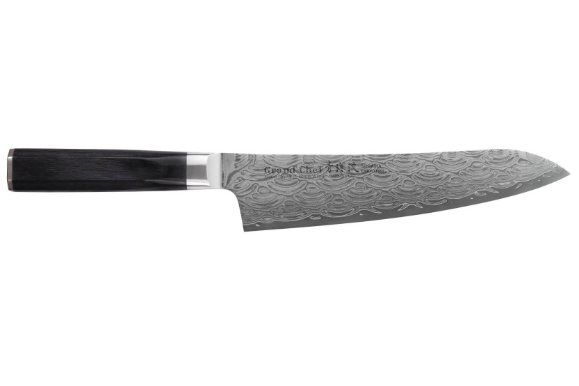 Cuchillo de Chef Sakai Takayuki Grand Chef Seigaiha Damascus 21cm, 45 capas