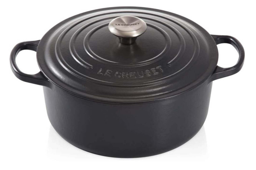 Pentola in ghisa rotonda smaltata Le Creuset Signature 24 cm Nero Opaco