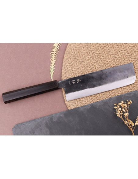 Yuzo Shinju BS2 16,5cm japansk handgjord nakirikniv