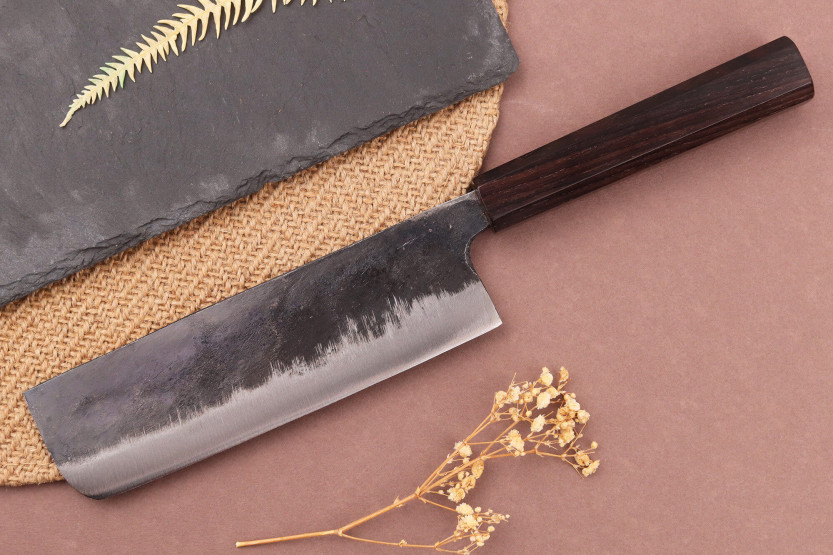 Yuzo Shinju BS2 16,5cm japanilainen käsintehty nakiri veitsi