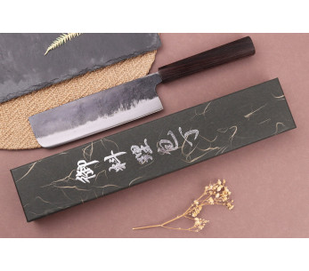 Yuzo Shinju BS2 16,5 cm japansk håndlaget nakiri-kniv 2