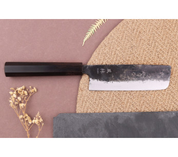 Yuzo Shinju BS2 12 cm håndlaget japansk nakiri-kniv 2