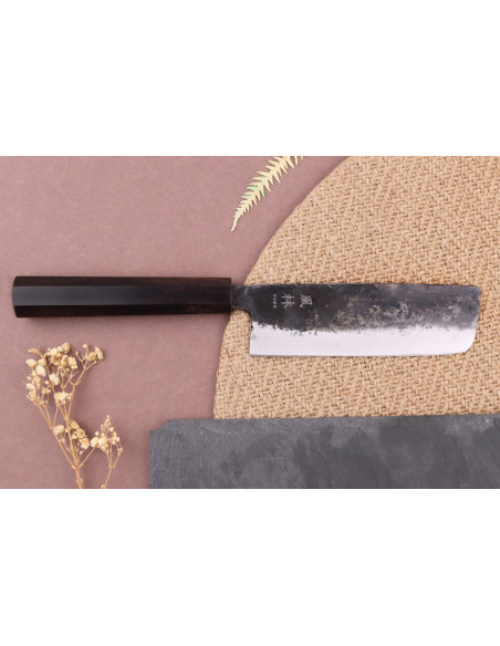 Nakiri-Messer 12cm japanisch handgefertigt Yuzo Shinju BS2