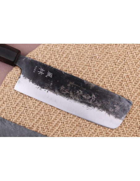 Yuzo Shinju BS2 12 cm håndlavet japansk nakiri-kniv